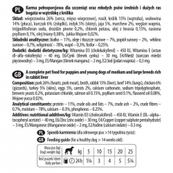 Puszka Dolina Noteci Junior wątróbka z królika 400 g