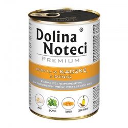 Puszka Dolina Noteci kaczka z dynią 400 g