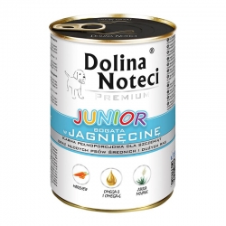 Puszka Dolina Noteci Junior jagnięcina 400 g