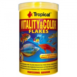 Tropical Vitality & Color - płatkowany pokarm wieloskładnikowy